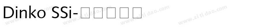 Dinko SSi字体转换
